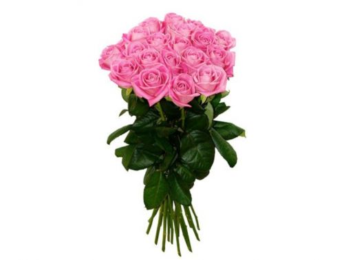 Купить букет из 15-ти розовых роз с доставкой по Тольятти